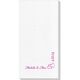 Corner Text with Graphic Double Hearts Deville Guest Towels Image 3 of 3
